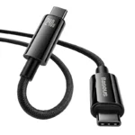 Baseus Cable Type-C to Type-C 240W Tungsten Gold Super Adaptive Fast Charging Data Cable  For Laptop MacBook iPad 2m Black