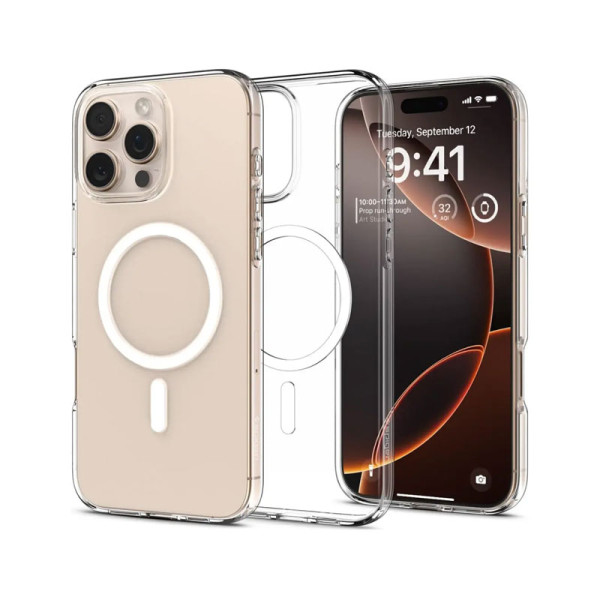 iPhone 16 Series Transparent Premium Cover Magsafe Wireless Supported